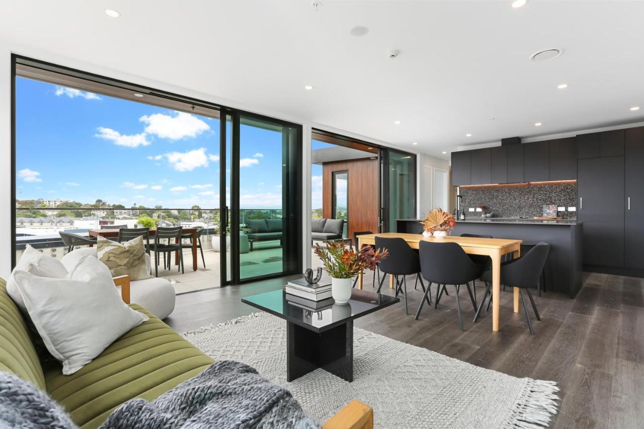 Apartament Enfield Sky - Brand New Luxury Penthouse Auckland Zewnętrze zdjęcie